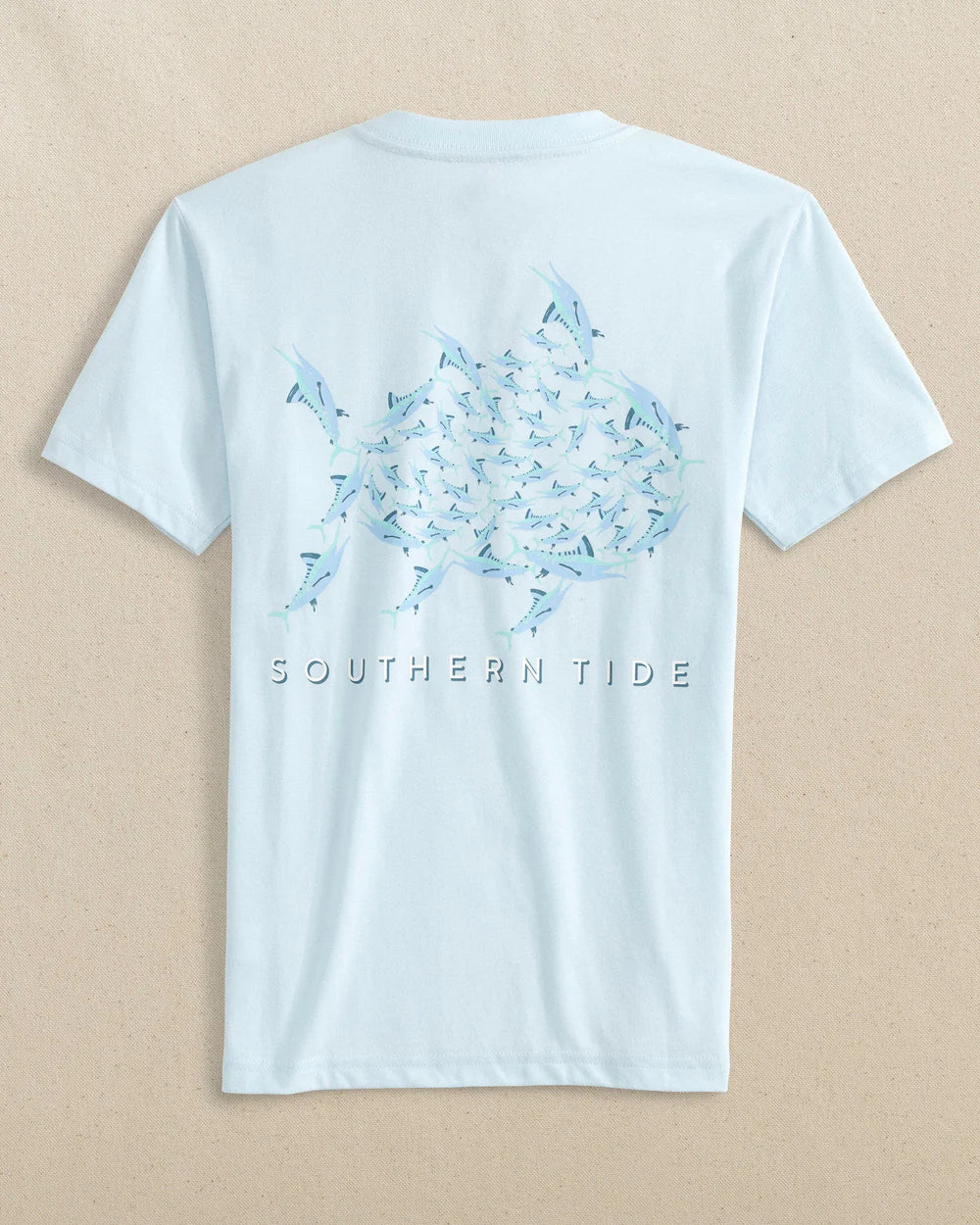 Dewdrop Blue Y SS Sailfish Swim SJ Fill Tee