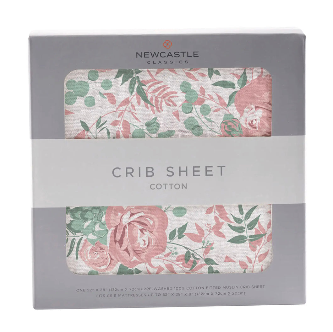 Desert Rose Crib Sheet
