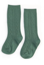 Little Stocking Cable Knit Knee High Socks
