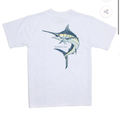 LD Blue Marlin In White